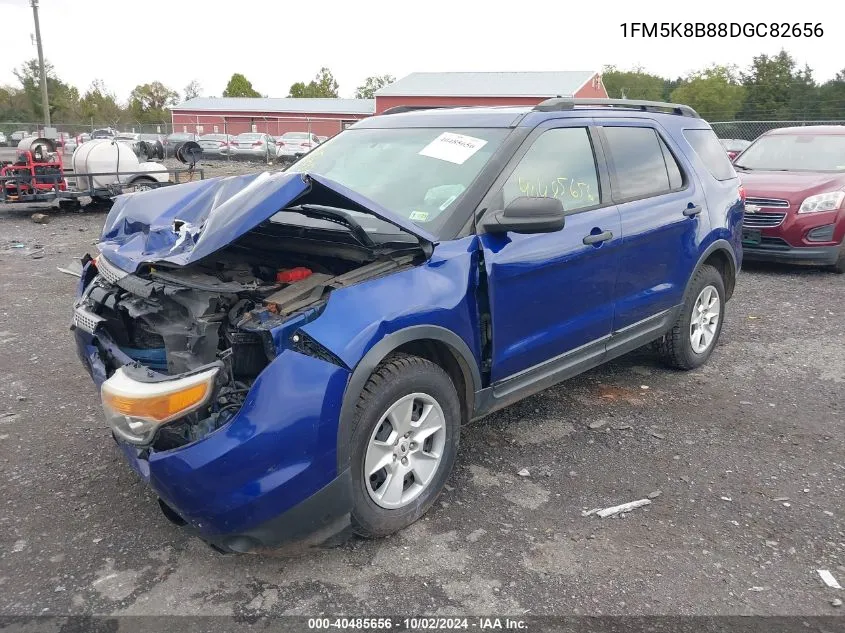 2013 Ford Explorer VIN: 1FM5K8B88DGC82656 Lot: 40485656