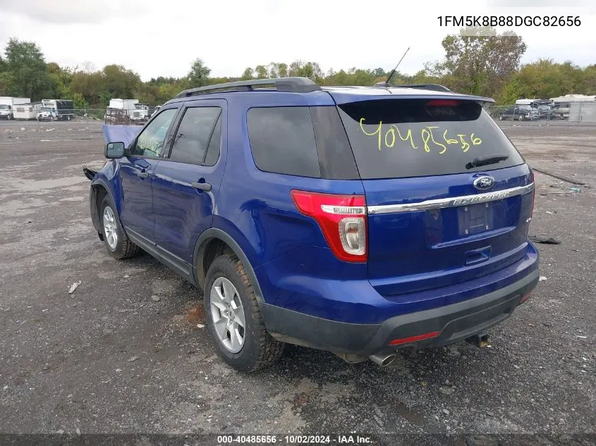 2013 Ford Explorer VIN: 1FM5K8B88DGC82656 Lot: 40485656