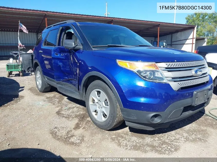 1FM5K7B80DGC14300 2013 Ford Explorer