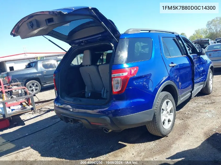 1FM5K7B80DGC14300 2013 Ford Explorer