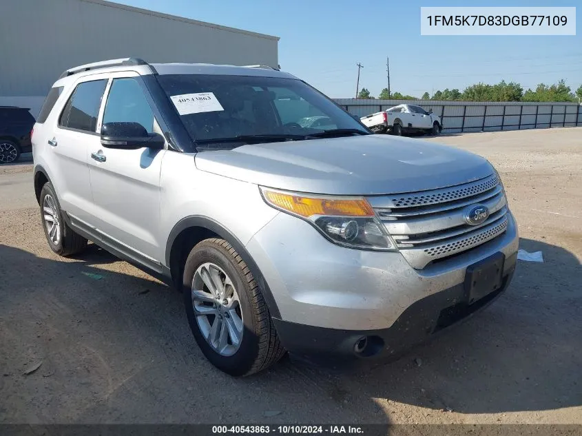 1FM5K7D83DGB77109 2013 Ford Explorer Xlt