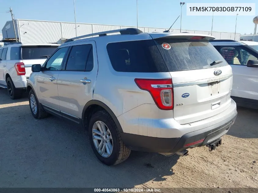 1FM5K7D83DGB77109 2013 Ford Explorer Xlt