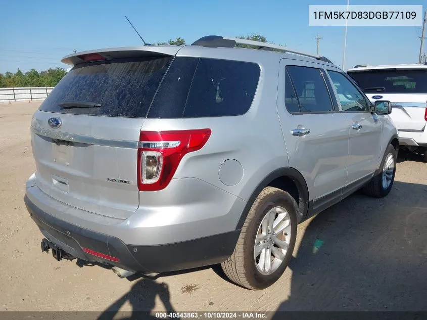 1FM5K7D83DGB77109 2013 Ford Explorer Xlt