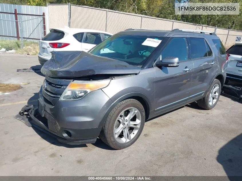 2013 Ford Explorer Limited VIN: 1FM5K8F86DGC82536 Lot: 40545660