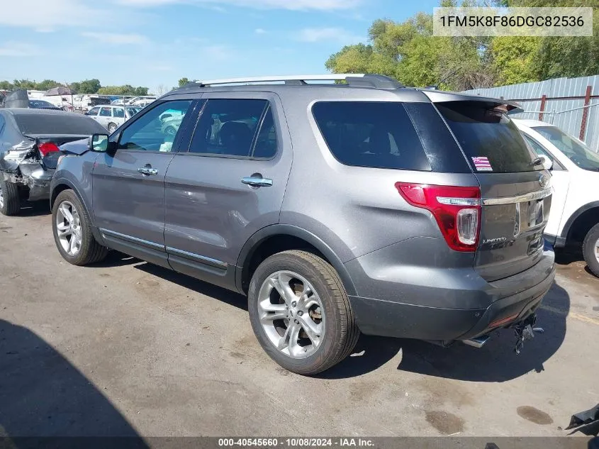 2013 Ford Explorer Limited VIN: 1FM5K8F86DGC82536 Lot: 40545660