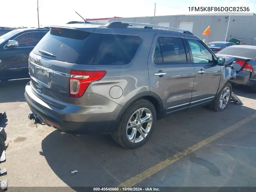 2013 Ford Explorer Limited VIN: 1FM5K8F86DGC82536 Lot: 40545660