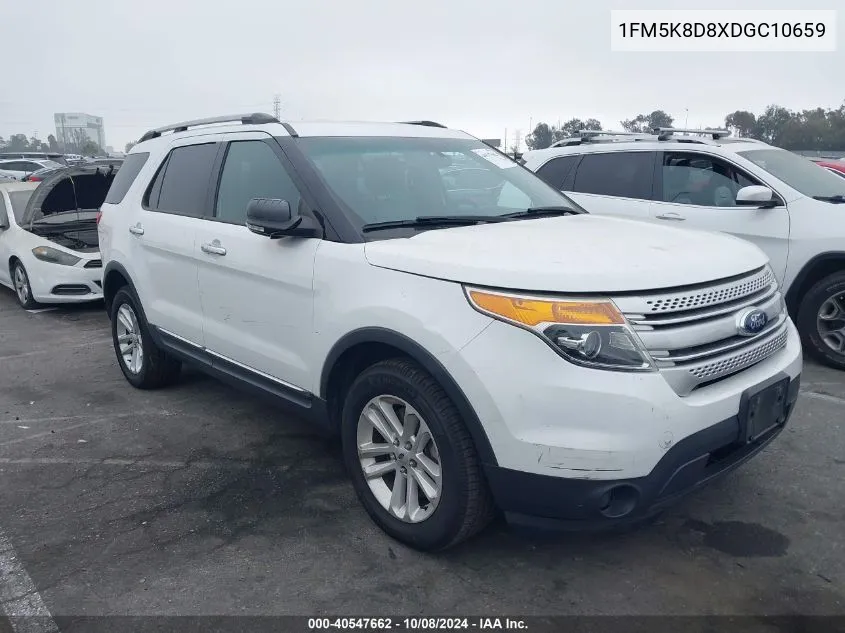 2013 Ford Explorer Xlt VIN: 1FM5K8D8XDGC10659 Lot: 40547662