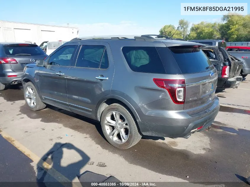 2013 Ford Explorer Limited VIN: 1FM5K8F85DGA21995 Lot: 40553385