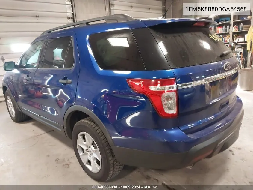 2013 Ford Explorer VIN: 1FM5K8B80DGA54568 Lot: 40556938