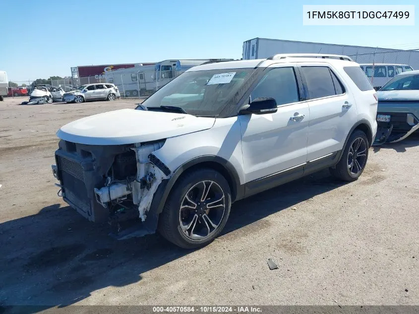 2013 Ford Explorer Sport VIN: 1FM5K8GT1DGC47499 Lot: 40570584