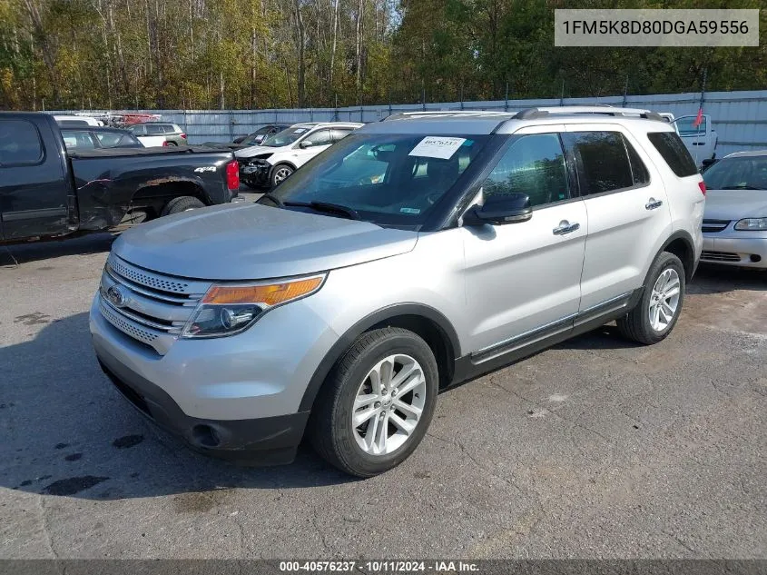 2013 Ford Explorer Xlt VIN: 1FM5K8D80DGA59556 Lot: 40576237