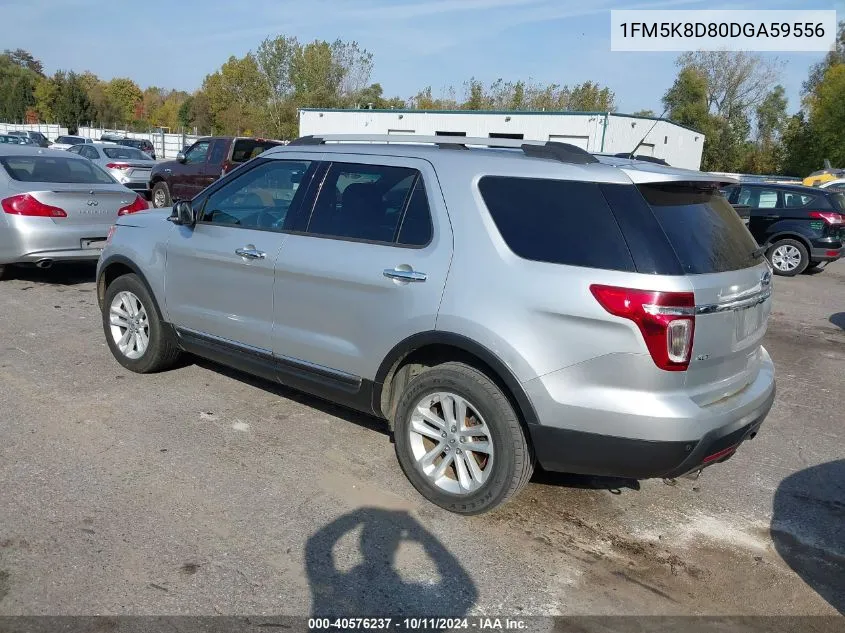 2013 Ford Explorer Xlt VIN: 1FM5K8D80DGA59556 Lot: 40576237