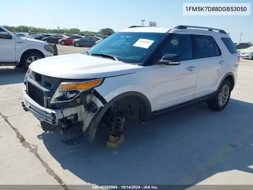 2013 Ford Explorer Xlt VIN: 1FM5K7D88DGB53050 Lot: 40585969