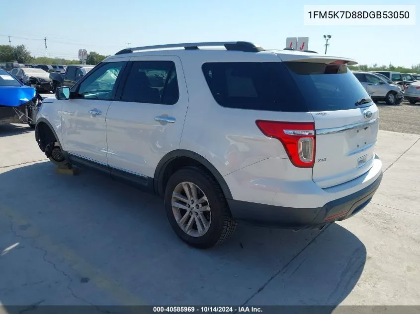 2013 Ford Explorer Xlt VIN: 1FM5K7D88DGB53050 Lot: 40585969