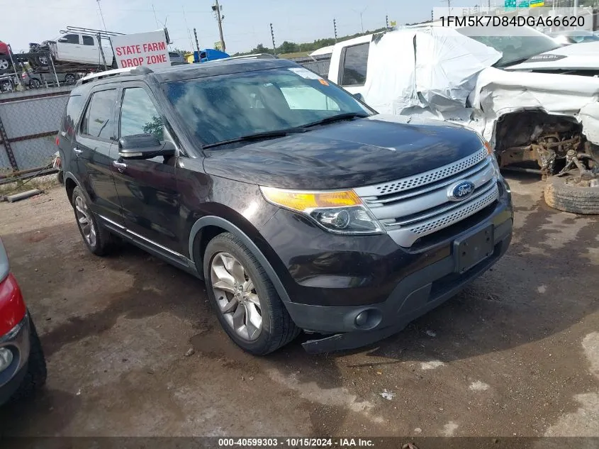 2013 Ford Explorer Xlt VIN: 1FM5K7D84DGA66620 Lot: 40599303