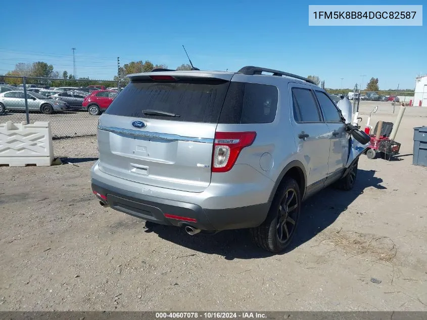 2013 Ford Explorer VIN: 1FM5K8B84DGC82587 Lot: 40607078