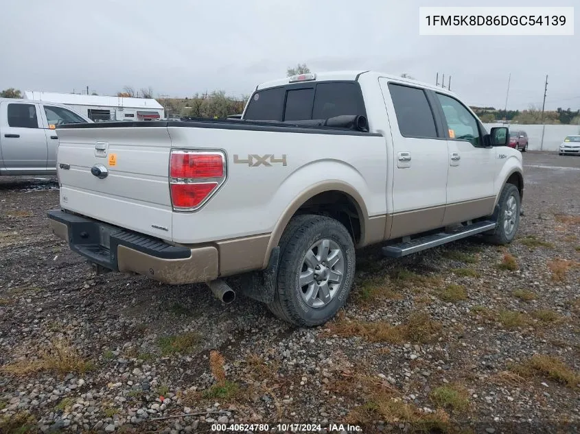 2013 Ford Explorer Xlt VIN: 1FM5K8D86DGC54139 Lot: 40624780