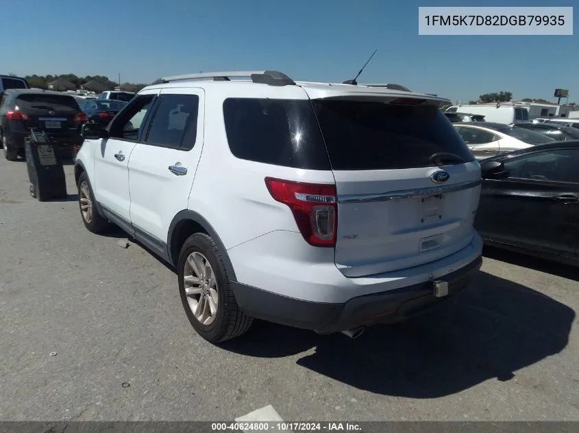 1FM5K7D82DGB79935 2013 Ford Explorer Xlt