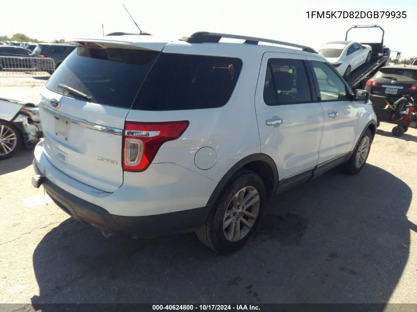 1FM5K7D82DGB79935 2013 Ford Explorer Xlt