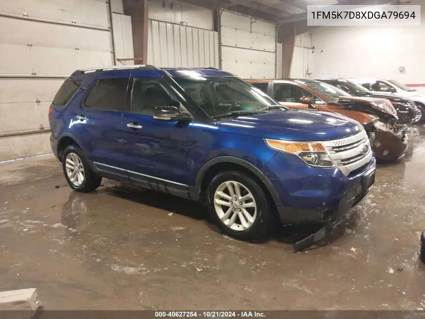 2013 Ford Explorer Xlt VIN: 1FM5K7D8XDGA79694 Lot: 40627254