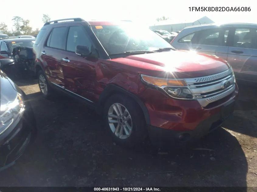 2013 Ford Explorer Xlt VIN: 1FM5K8D82DGA66086 Lot: 40631943