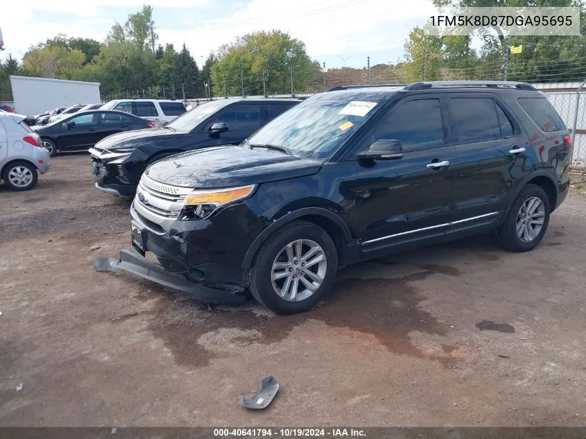 2013 Ford Explorer Xlt VIN: 1FM5K8D87DGA95695 Lot: 40641794