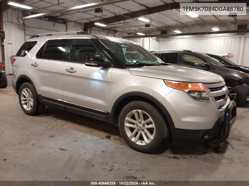 2013 Ford Explorer Xlt VIN: 1FM5K7D84DGA88780 Lot: 40666259