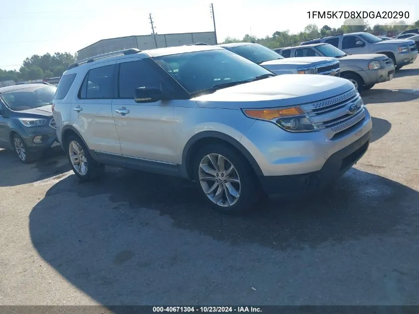 2013 Ford Explorer Xlt VIN: 1FM5K7D8XDGA20290 Lot: 40671304