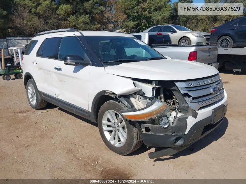 2013 Ford Explorer Xlt VIN: 1FM5K7D85DGA37529 Lot: 40687324