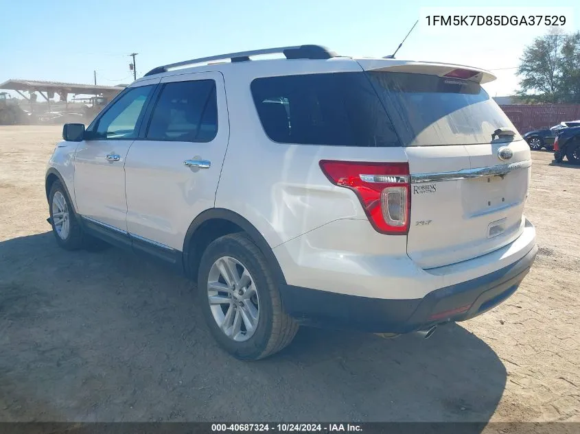 2013 Ford Explorer Xlt VIN: 1FM5K7D85DGA37529 Lot: 40687324