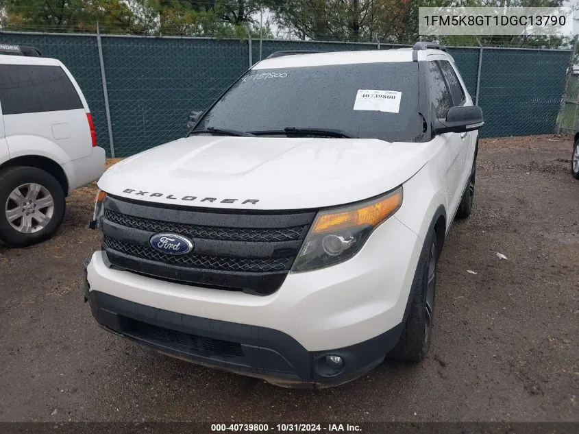 2013 Ford Explorer Sport VIN: 1FM5K8GT1DGC13790 Lot: 40739800