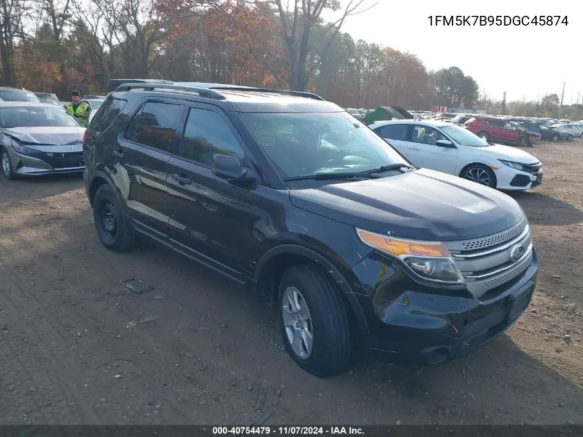 2013 Ford Explorer VIN: 1FM5K7B95DGC45874 Lot: 40754479