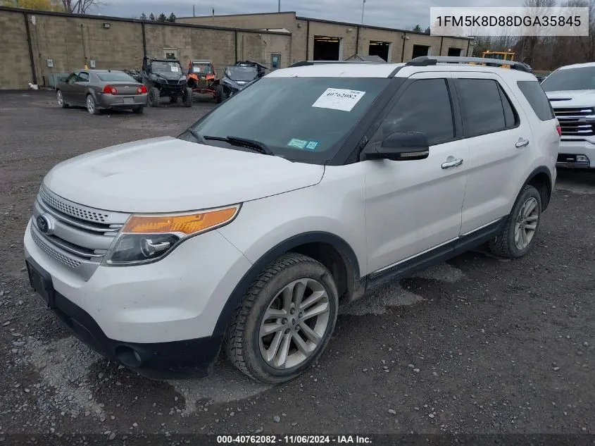 1FM5K8D88DGA35845 2013 Ford Explorer Xlt