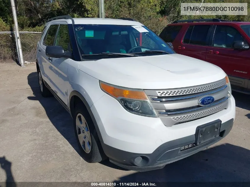 1FM5K7B80DGC10098 2013 Ford Explorer