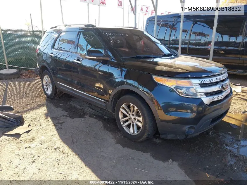 1FM5K8D89DGB18832 2013 Ford Explorer Xlt