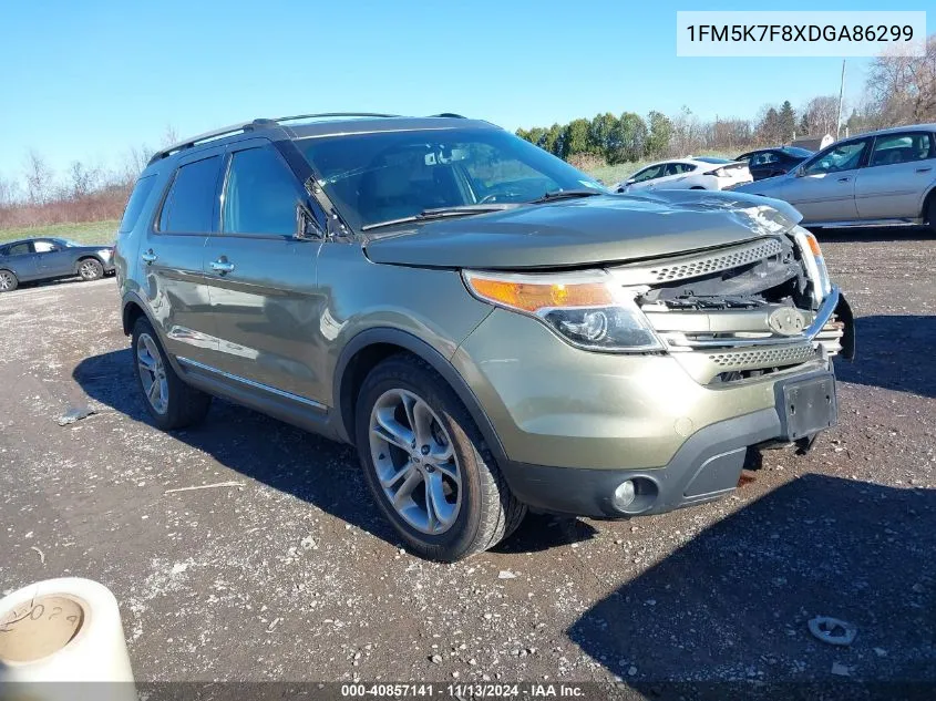 2013 Ford Explorer Limited VIN: 1FM5K7F8XDGA86299 Lot: 40857141