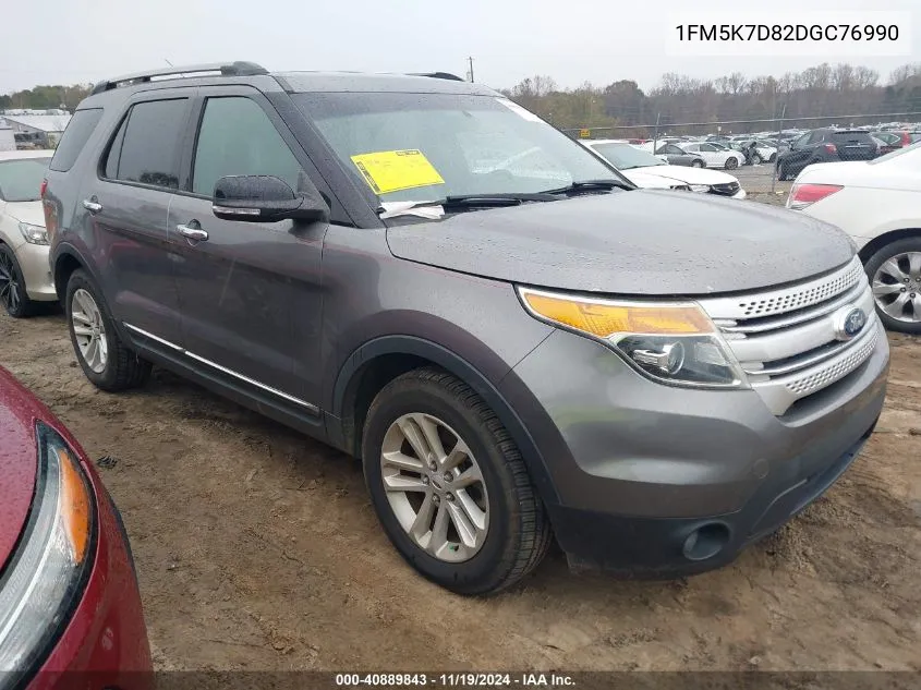 1FM5K7D82DGC76990 2013 Ford Explorer Xlt