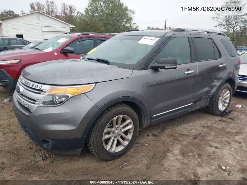 1FM5K7D82DGC76990 2013 Ford Explorer Xlt