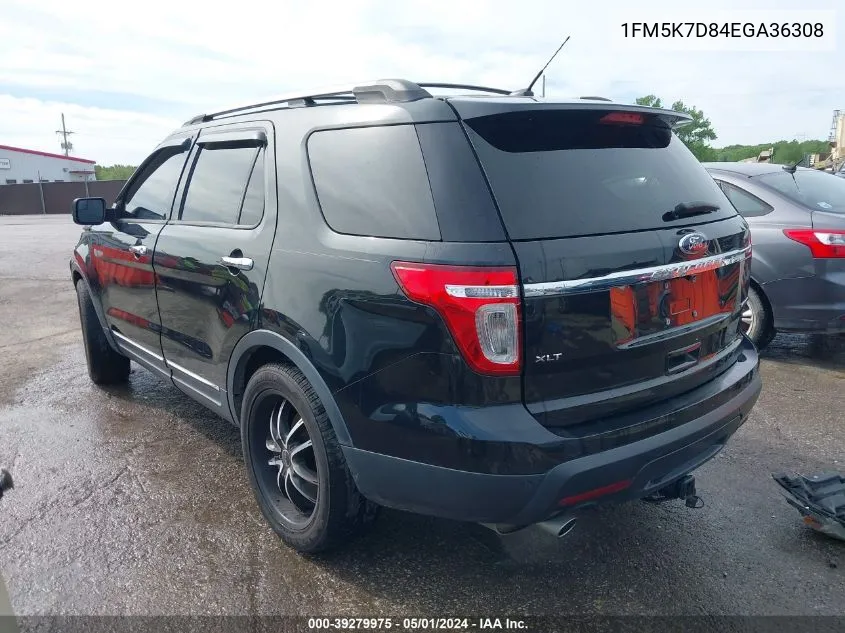 1FM5K7D84EGA36308 2014 Ford Explorer Xlt