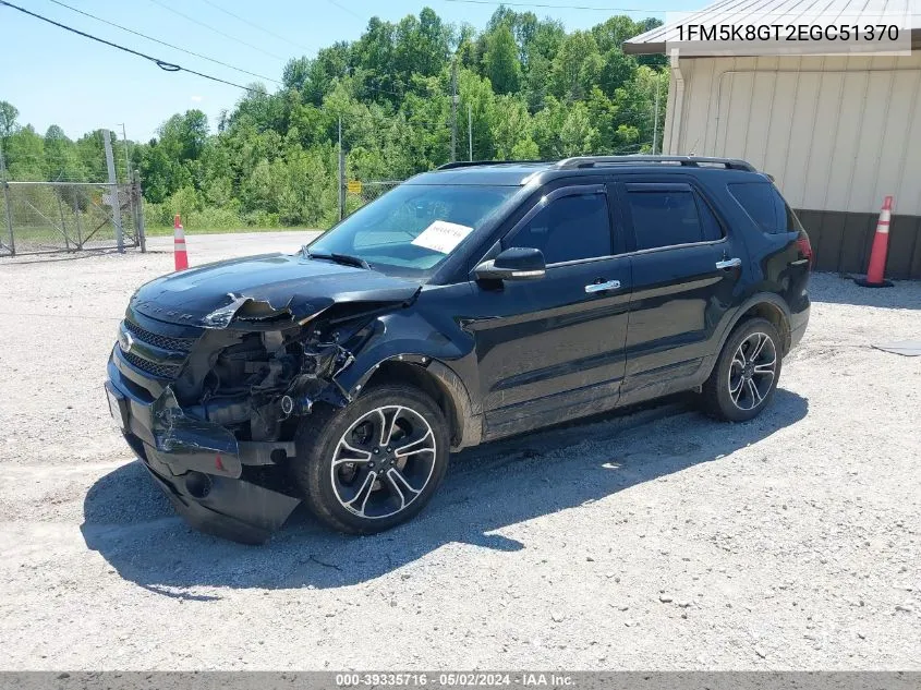 2014 Ford Explorer Sport VIN: 1FM5K8GT2EGC51370 Lot: 39335716