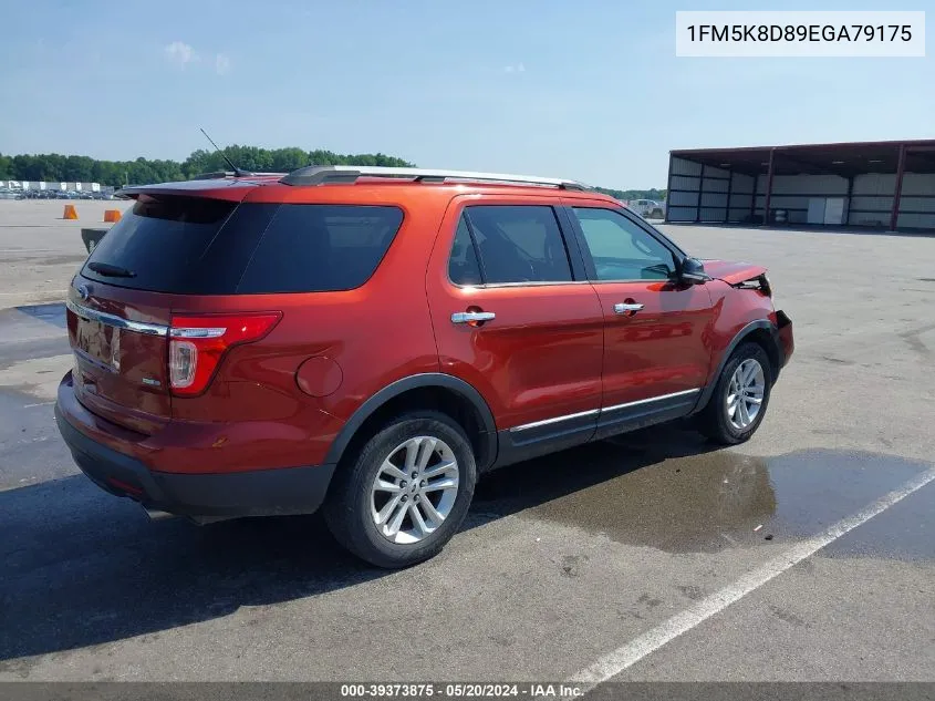 1FM5K8D89EGA79175 2014 Ford Explorer Xlt