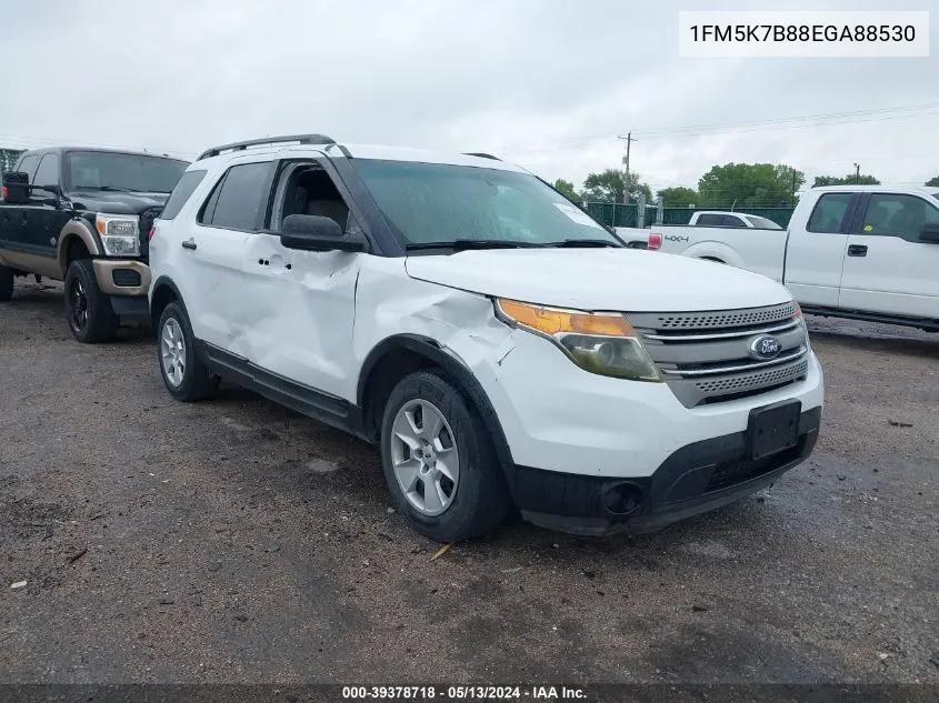 1FM5K7B88EGA88530 2014 Ford Explorer