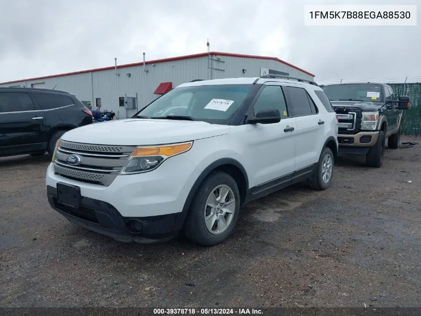 1FM5K7B88EGA88530 2014 Ford Explorer