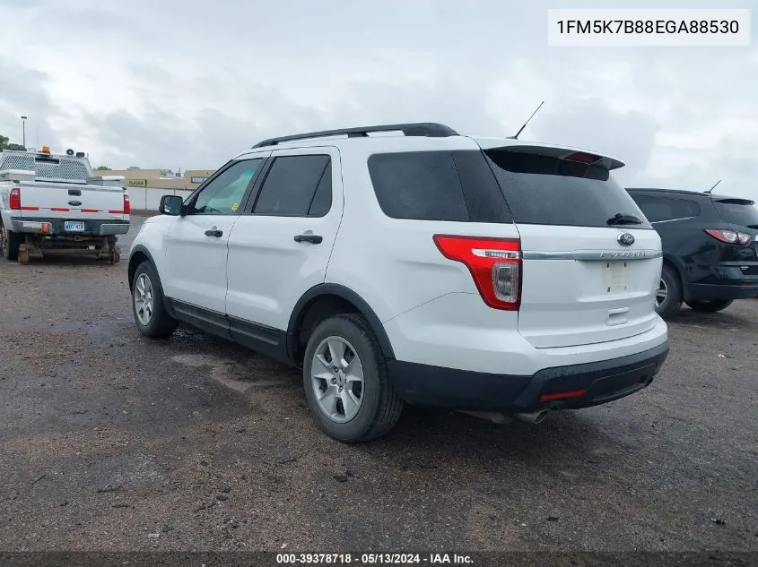 1FM5K7B88EGA88530 2014 Ford Explorer