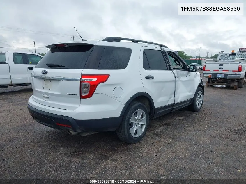 1FM5K7B88EGA88530 2014 Ford Explorer