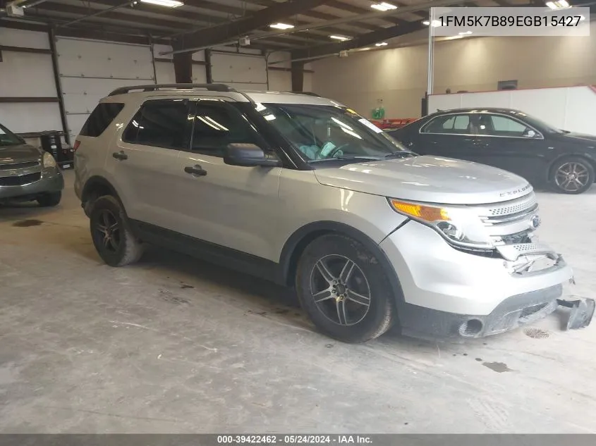 2014 Ford Explorer VIN: 1FM5K7B89EGB15427 Lot: 39422462