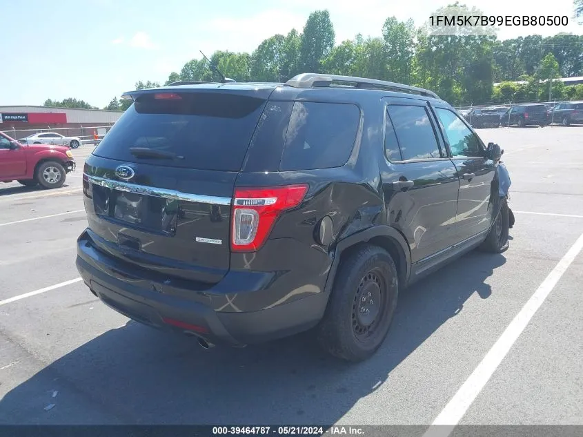 1FM5K7B99EGB80500 2014 Ford Explorer