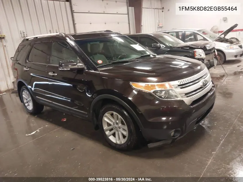 1FM5K8D82EGB55464 2014 Ford Explorer Xlt