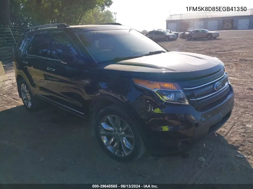 2014 Ford Explorer Xlt VIN: 1FM5K8D85EGB41350 Lot: 39648565