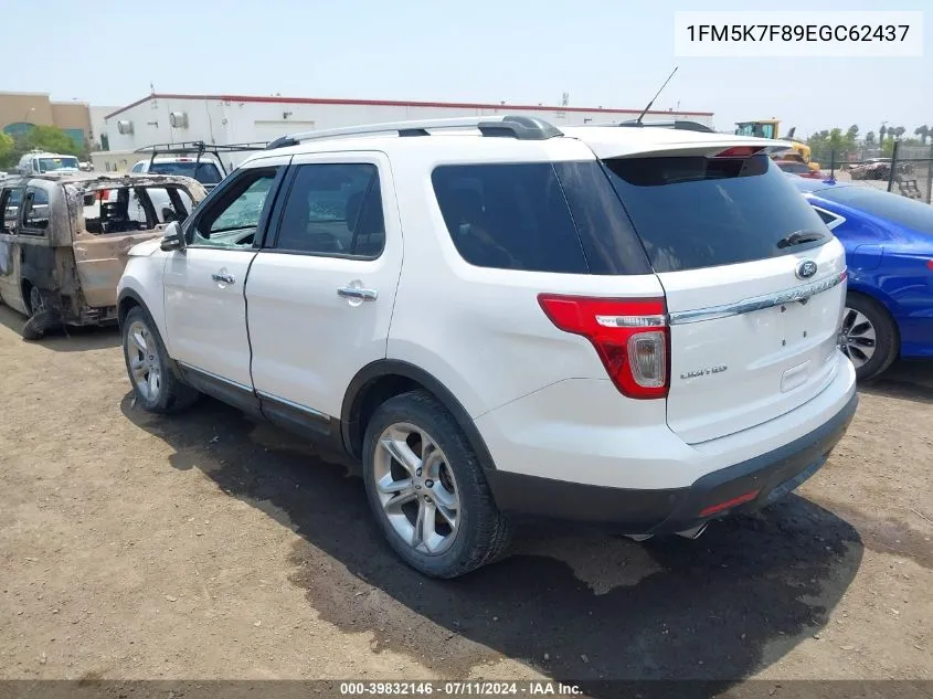 1FM5K7F89EGC62437 2014 Ford Explorer Limited